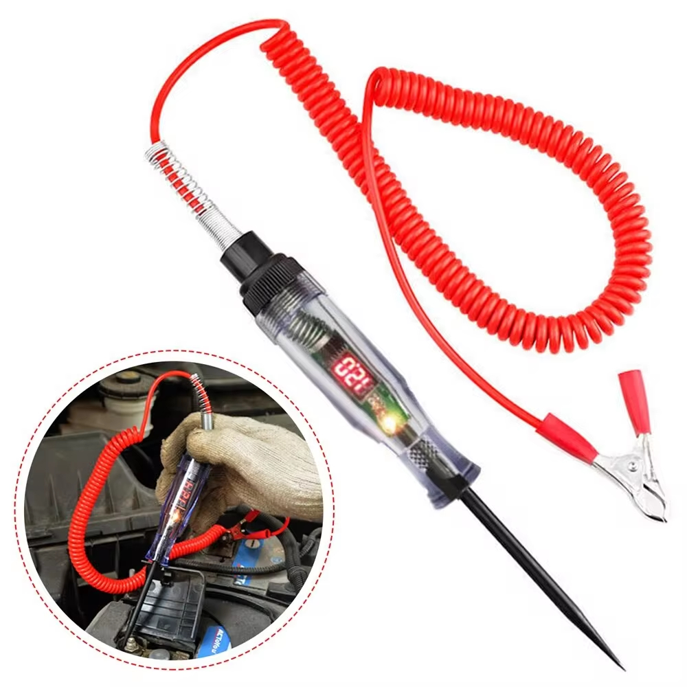 Car Diagnostic Tool - 3-120V Auto-LKW-Spannungsprüfer, Auto-Diagnose-Sonde, Teststift, Glühbirne, elektrischer