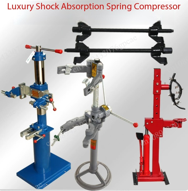 Spring Compressor Tool - Schraubentyp Bodenständer Auto-Federbein-Demontagewerkzeug zur Federentfernung Schwerlast-Hydraulik-Federspanner