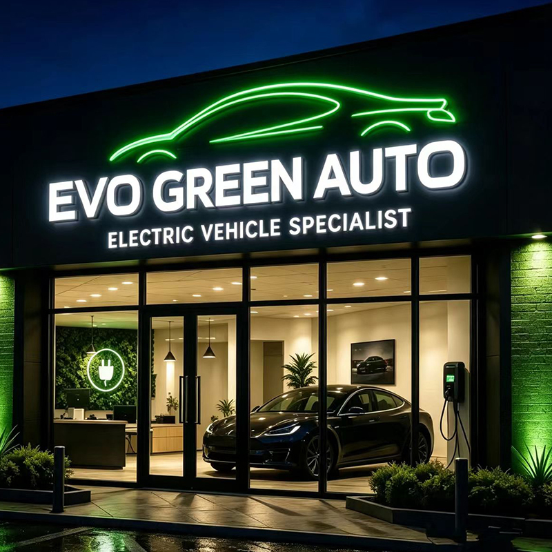 Individuelles LED-Hintergrundb – Auto Repair Shop Logo Bewertung und Preis