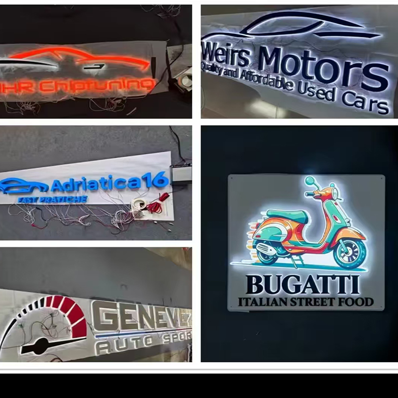 Individuelles LED-Hintergrundb – Auto Repair Shop Logo Bewertung und Preis