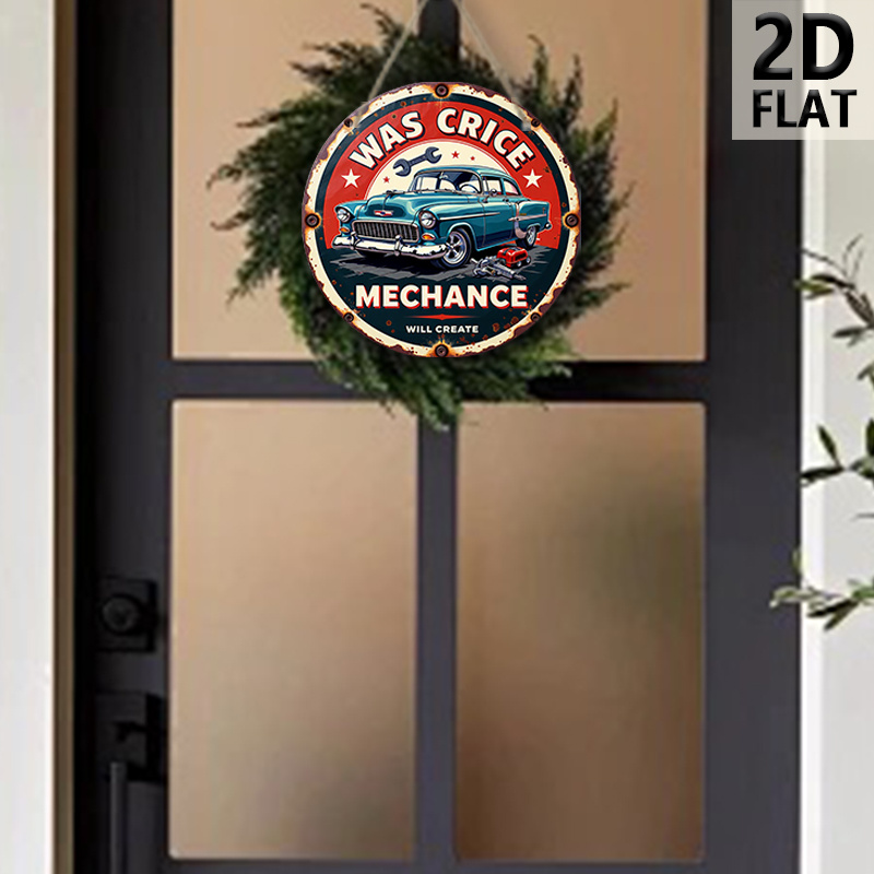 2D-Flugzeug, Retro-Autoreparat – Auto Repair Shop Logo Bewertung und Preis