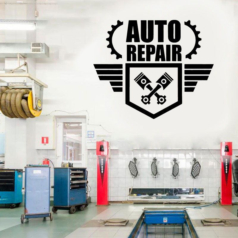Auto Reparatur Wandtattoo Auto – Auto Repair Shop Logo Bewertung und Preis