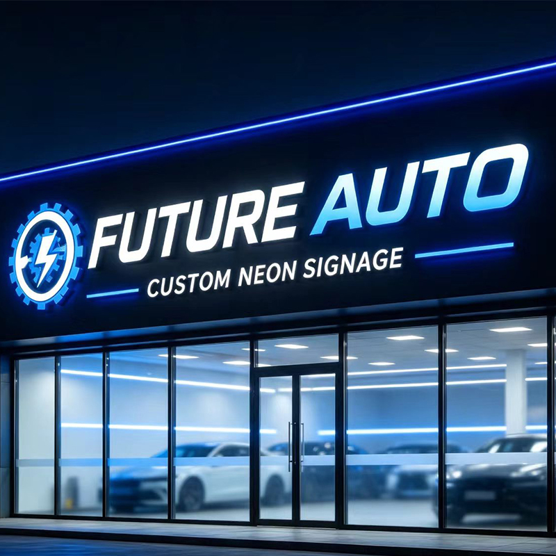 3D Individuelles LED-Beleuchte – Auto Repair Shop Logo Bewertung und Preis